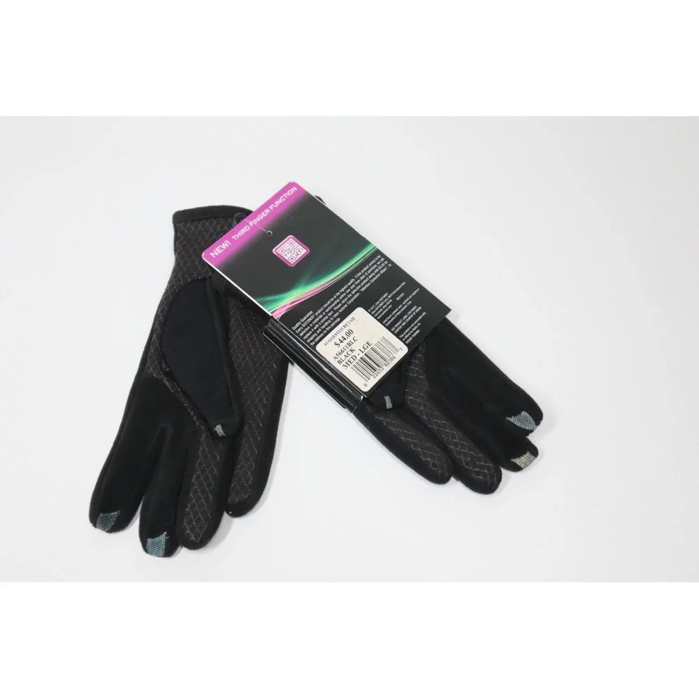 Isotoner‎ Women's Smart Touch 2.0 Gloves - Black - Size M/L